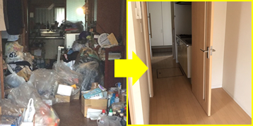 ゴミ屋敷の片付け